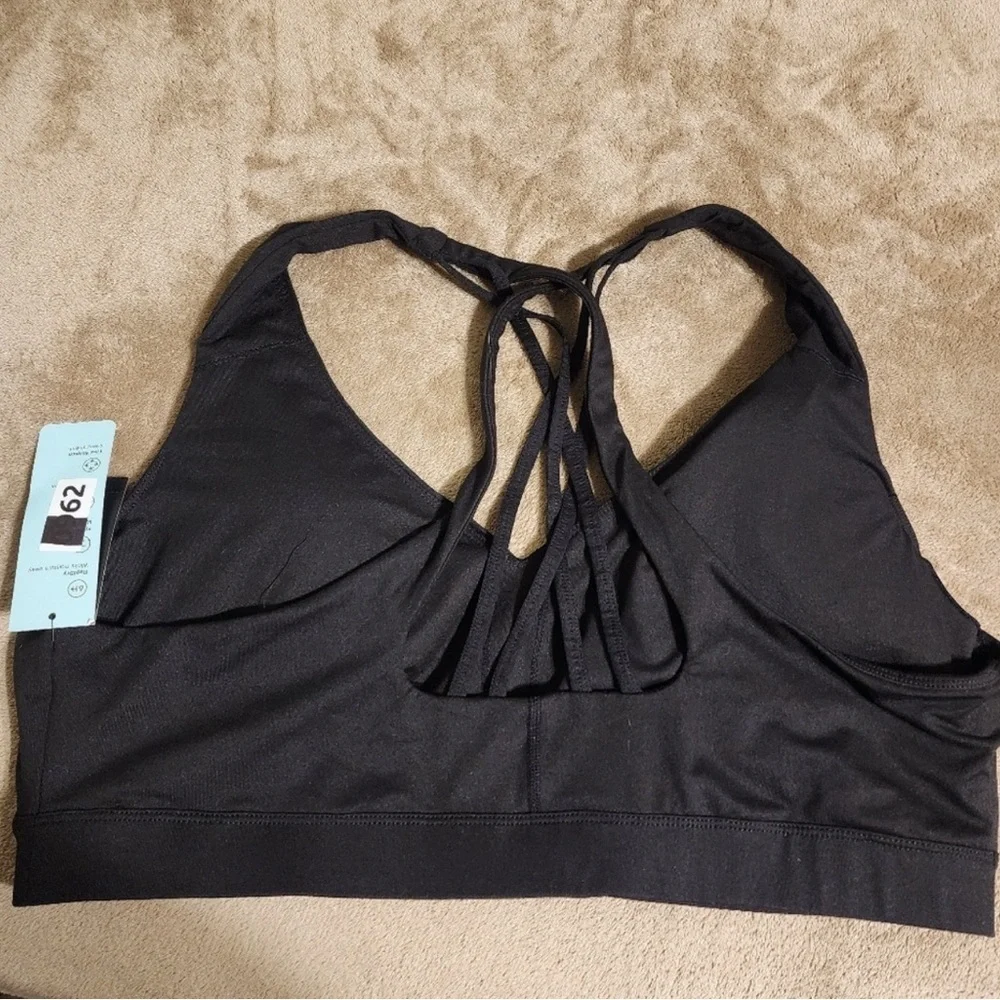 Ideology Plus Size 3X Low Impact Sports Bra, Created for Macy's